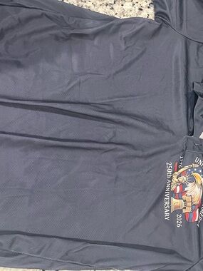 Black 250th Anniversary Graphic Polo